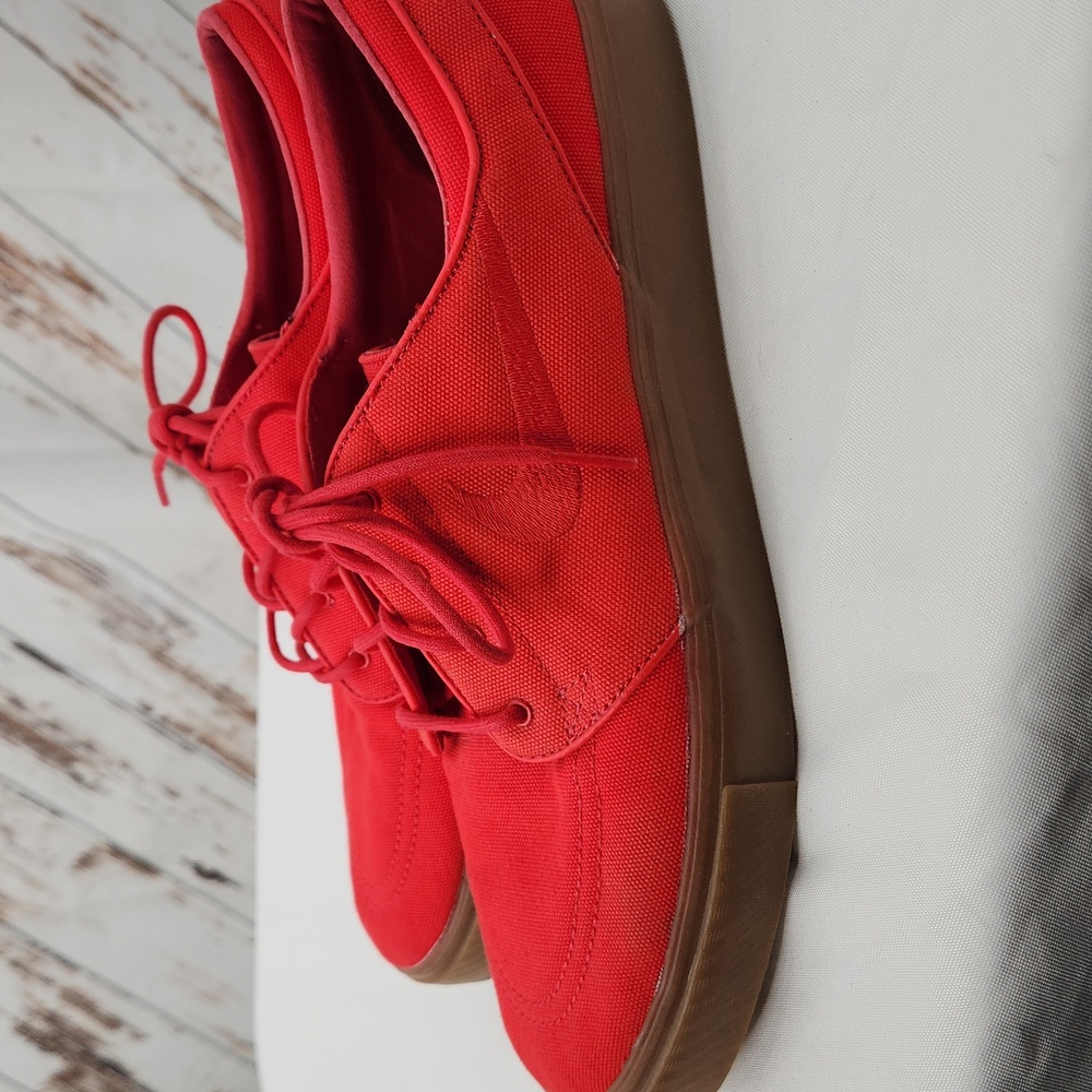 Nike Zoom Stefan Janoski Red Gum Sneakers Skateboarding 333824-662 - Picture 2 of 8